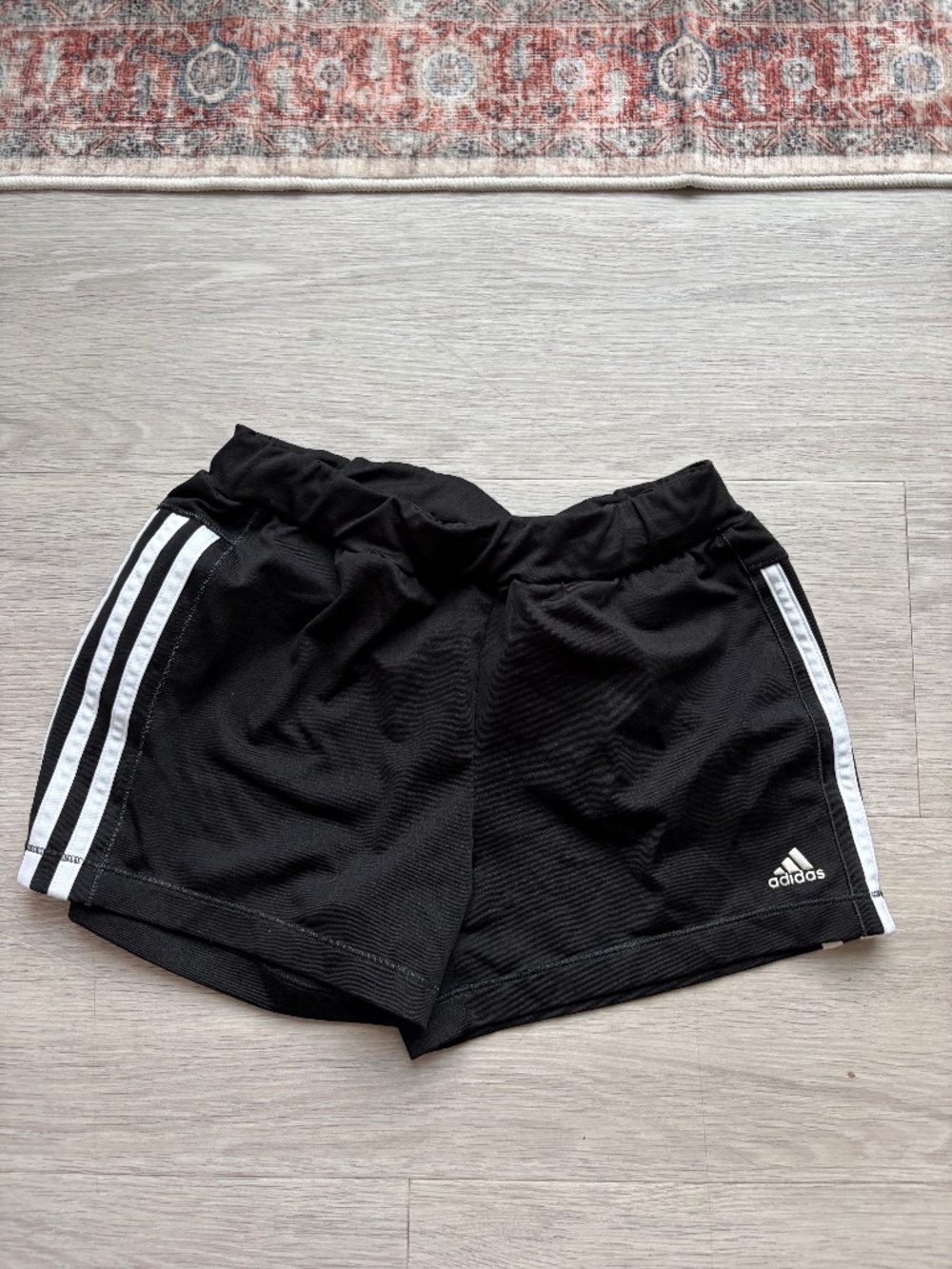 Black adidas shorts
